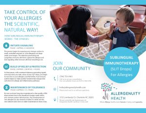 Allergenuity Health SLIT brochure